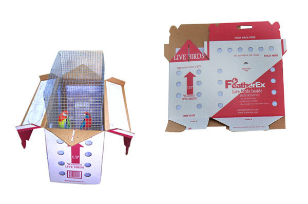 boxes for live birds